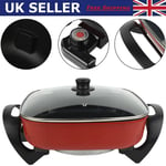 5L Electric Hot Pot Pan Frying Grill Oven Cooker Hotpot Cookware 220V 1360W UK