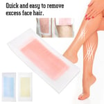 10Pcs Hair Removal Leg Body Face Wax Papers Depilatory Wax Strips(Blue) NAU