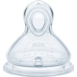 NUK First Choice + Flow Control baby bottle teat 6-18 m 2 pc