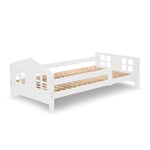 Babytrold House Bed Junoir 80x160 cm - Hvid