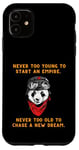 Coque pour iPhone 11 Affirmations positives : construire des empires et poursuivre les rêves