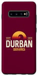 Coque pour Galaxy S10+ Durban Afrique du Sud | Durban Afrique du Sud Retro Wave