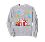 Take Me To State And County Fairs Pop Corn Ferris Wheel Sweatshirt