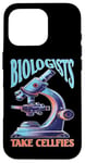 Coque pour iPhone 16 Pro Biologists Take Cellfies Humour de laboratoire scientifique