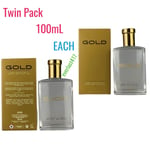 Gold Pre Electric Shaving Lotion Helping Lift Beard Hair & Stubble 100ml, 2 Pack