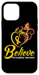 Coque pour iPhone 12 mini Ruban jaune papillon pour sensibilisation à la microcéphalie