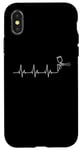 iPhone X/XS Spray Gun with Heartbeat EKG Pulse Line Automotive Painter Case