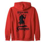 Gruss Vom Krampus Ugly Christmas Monster Men Women Kids Zip Hoodie