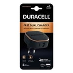 Duracell Lader 1x USB-A 1x USB-C 12W