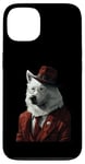 iPhone 13 Samoyed Dog Suit Case