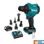 Makita DAS180RT 18v LXT Cordless Brushless Dust Blower Inc 1x 5.0Ah Battery