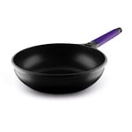 Castey Wok Induction Con Mango Violeta 28 CM