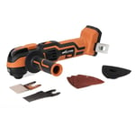 Evolution Power Tools R18MLT-Li Cordless Multi-Tool 18v Li-Ion EXT, Multi-Purpose & Multi-Material for Cutting, Shaping, Scraping & Sanding, Battery Not Included