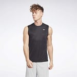 Reebok Wor Slvls Tech T-Shirt sans Manches pour Homme, Homme, t-Shirt sans Manches, GJ0852, Noir, XXXL