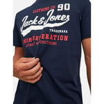 Tshirt Et Polos Jack Jones Jjelogo Tee Ss Oneck 2 C