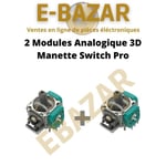 EBAZAR Switch Pro x2 Modules 3D Stick Analogique et Joystick manette Nintendo Switch Pro