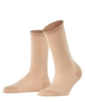 FALKE Women's Bold Dot W SO Cotton Plain 1 Pair Socks, Brown (Camel 4220), 5.5-8