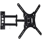 ProperAV Heavy Duty Swing Arm TV Wall Bracket 55 " Black