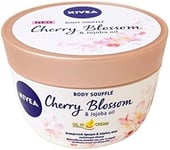 Nivea Body Cream Souffle Cherry Blossom & Jojoba Oil Moisturiser 200Ml