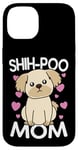 Coque pour iPhone 14 Shih-Poo Maman Fête des Mères Grand-mère Chien Maman