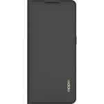 Oppo Folio case for Oppo Reno 6 Pro Folio Flip Cover with Card Holder, Black