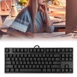 Mechanical Keyboard 87 Keys Blue Switch Monochromatic White Light Various Li Set