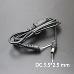 Connecteur d'alimentation pour ordinateur portable,prise DC,adaptateur,câble de chargeur pour Bali,Lenovo,Samsung,HP,5.5x2.5,2.1,4.8x1.7,7.4x5.0,5.0x1.7mm - Type DC5.5-2.5 #B