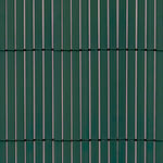 Tenax Colorado 1,50 x 5 m Vert, Canisse Synthétique en PVC avec Cannes Entières de 7 mm, Brise-Vue pour Jardins, Balcons et Clôtures