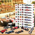 2024 Racingmodell Adventskalender Bil Leksak Jul Adventskalender - 24 Dagar Julnedräkning Kalender Present [DB]