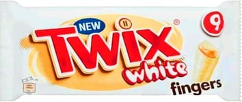 Twix Fingers  White Chocolate 20g x 9 Bars