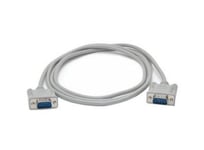 Zebra SERIAL INTERFACE CABLE 6IN (DB-9 TO DB-9) seriekabel Grå 1,8 m