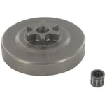 Pignon étoile 3/8 lp - 6 dents adaptable pour tronçonneuse ECHO modèles CS302, CS315, CS330, CS351, CS360