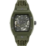 Automatique Montre Homme PHILIPP PLEIN THE SKELETON PWVBA0223 Silicone Vert