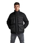 G-STAR RAW Men's Field Puffer Jacket PM, Black (dk black D20115-C897-6484), XL