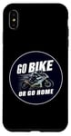 Coque pour iPhone XS Max Faites du vélo ou rentrez chez vous, garage de course de moto