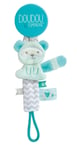 DOUDOU ET COMPAGNIE - Attache-sucette Choco/menthe de la gamme LES ACCESSOIRE...