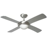 Fantasia Orion 44inch. Ceiling Fan with Matt Silver Blade & Light - Brushed Aluminium - 115311