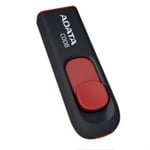 Adata C008 Retractable USB 2.0 32GB Black/Red Flash Drive