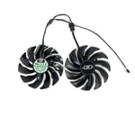 Ventilateur de refroidissement pour carte vidéo gigabyte GTX,88mm,T129215SU,PLD09210S12HH,1650,1660,1660,Ti Super RTX,2060 - Type black 2-Fan T12