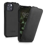 Leather Flip Case for Apple iPhone 13 mini cover in Black Protective case