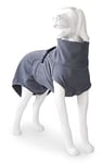 EQdog Doggy dry Peignoir en Microfibre pour Chien Gris Taille S