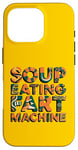 Coque pour iPhone 16 Pro Machine à pet à soupe avec citation amusante