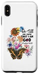 Coque pour iPhone XS Max Verse de la Bible chrétienne Papillon Be Still Know That I Am God