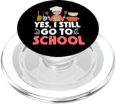 Lunch Lady Yes, I Still Go To School PopSockets PopGrip for MagSafe