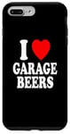 Coque pour iPhone 7 Plus/8 Plus I Heart (Love) Garage Bières Weekend Relaxation Man Cave