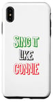 Coque pour iPhone XS Max Sing it like Concetta Italian Colors Flag Novelty, Italy Tees