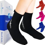 Nordic Essentials Beach Socks (1 Pair) Wear in Sand, Playing Volleyball & Soccer - Kids, Women & Men - 1 Year Warranty