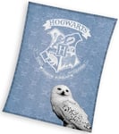 Harry Potter Hedwig Coral Fleece Filt - 130 x 170 cm