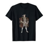 King Henry VIII Classic Portrait (Vintage Distressed Look) T-Shirt