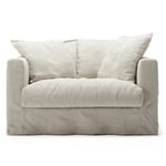 Le Grand Air Love Seat Linen, Creamy White